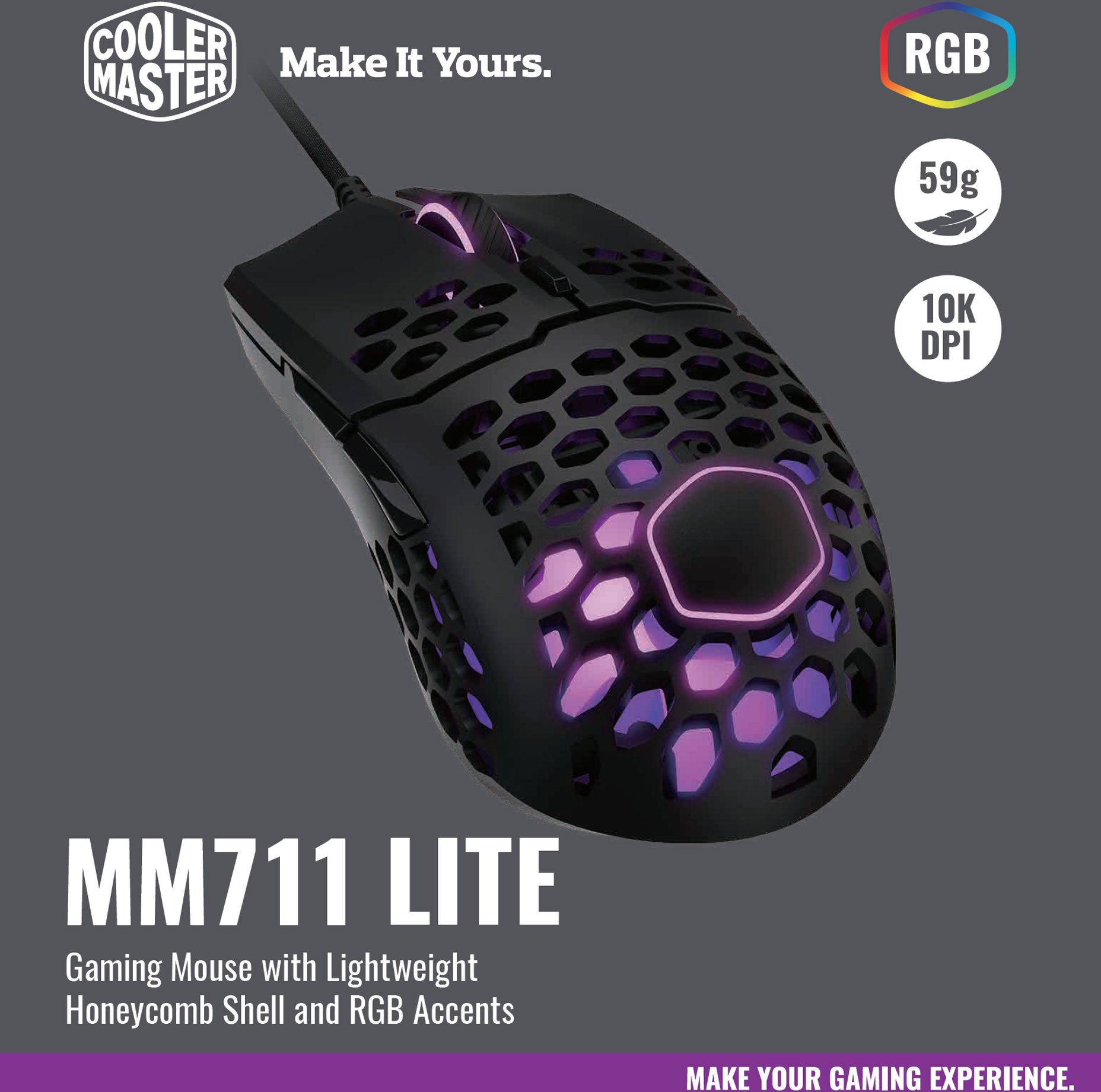 MM711 Lite - black matte - Thali