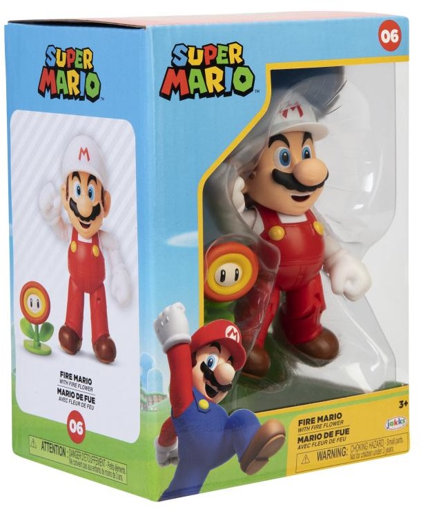 Nintendo Super Mario Figur Mario in Sammlerbox, 10 cm