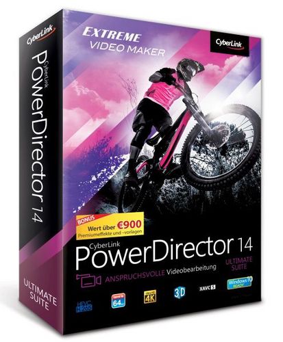 CyberLink PowerDirector 14 Ultimate Suite Swiss Edition CyberLink PowerDirector 14 Ultimate Suite Swiss Edition