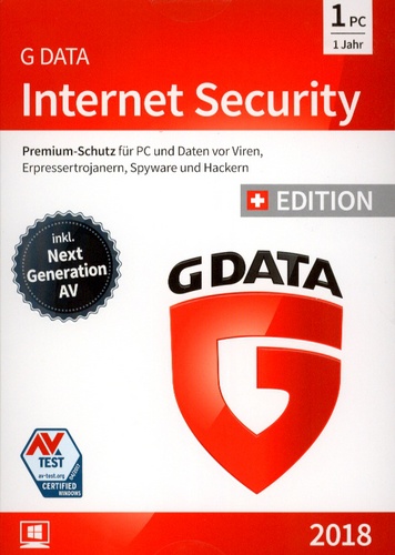 GData Internet Security 2018 Swiss Edition (1PC)