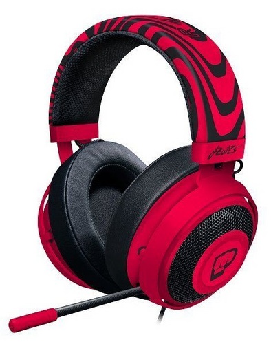 Razer Kraken Pro V2 Oval PewDiePie Headset - neon red Razer Kraken Pro V2 Oval PewDiePie Headset - neon red