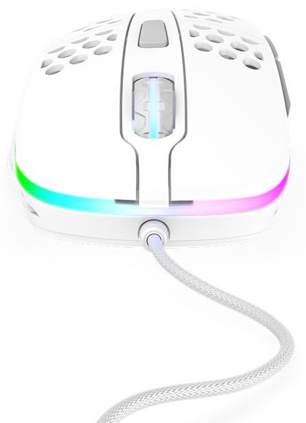 Xtrfy M4 Rgb Gaming Mouse White Pc Thali Xtrfy M4 Rgb Gaming Mouse White Pc Thali