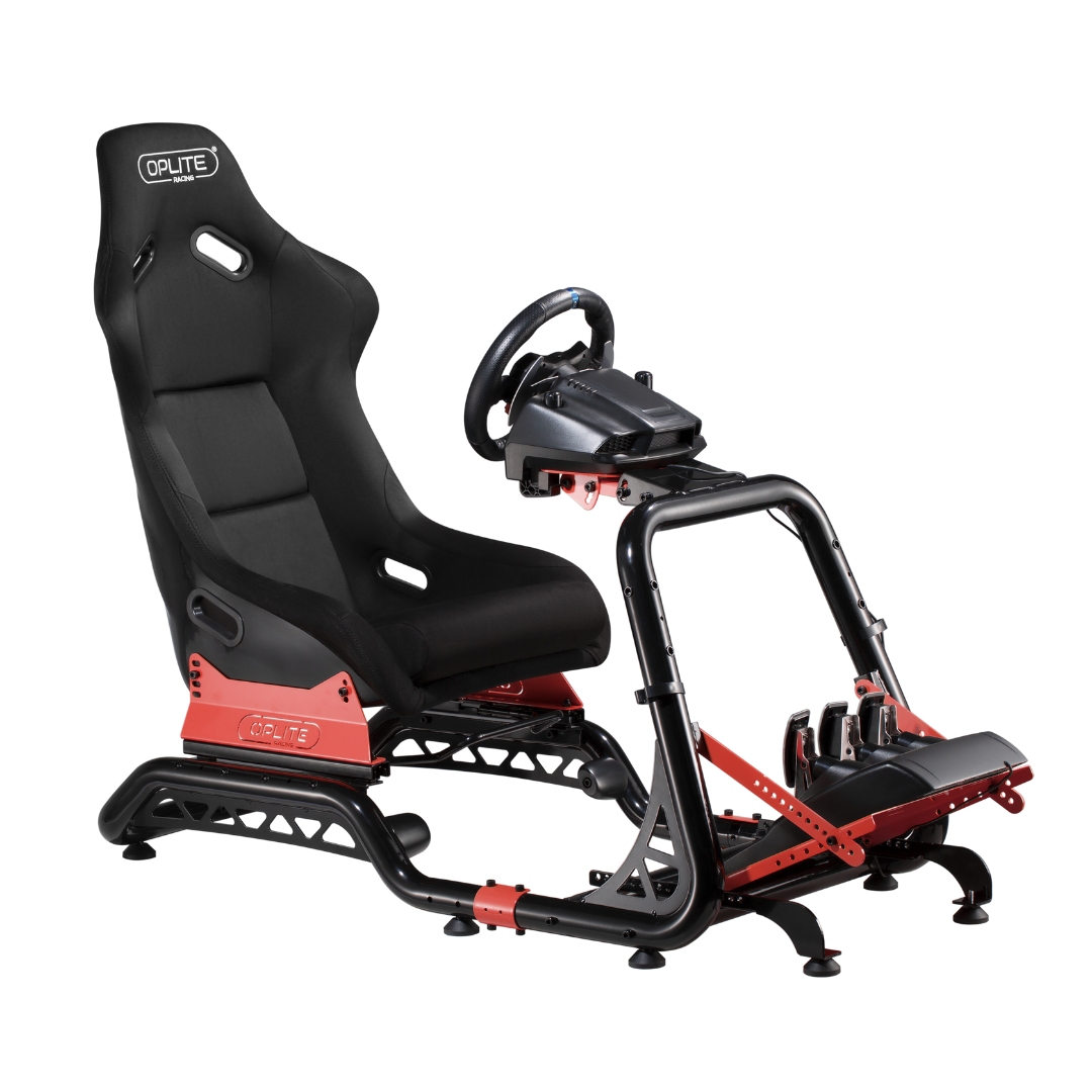 OPLITE GTR S8 ELITE YELLOW - Bucket Seat and Chassis for Simracing  Simulator, compatible with Thrustmaster, Logitech, Fanatec and MOZA  steering wheels : : Electronics