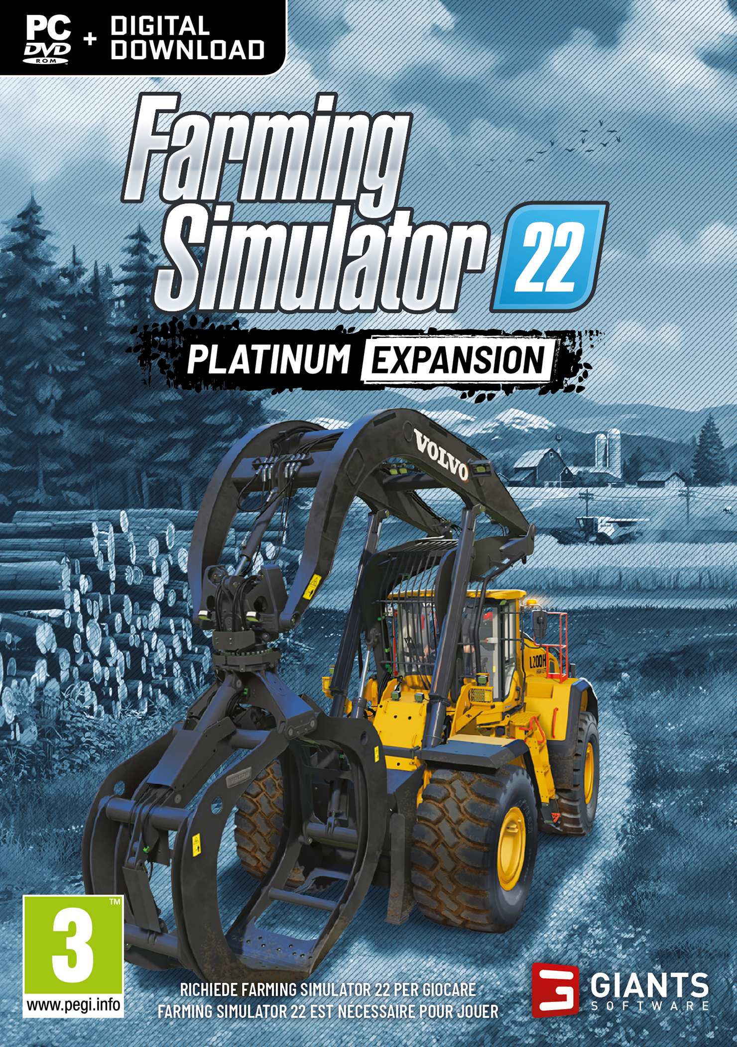 Farming Simulator 22 - Platinum Expansion [Add-On] [DVD] [PC] (F/I) - Thali