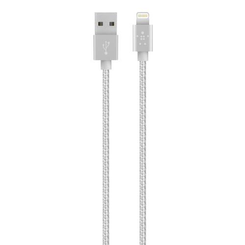 MIXIT Premium Lightning to USB Cable, 1.2m - silver