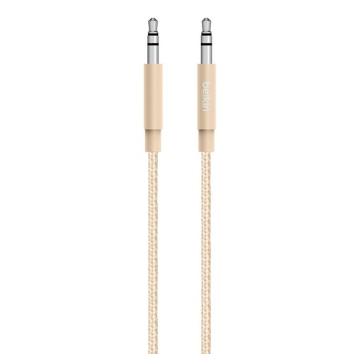 MIXIT Premium Audio Cable, 1.2m - gold