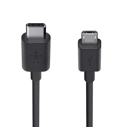 USB 2.0 USB-C to Micro-USB Charge Cable, 2m - black