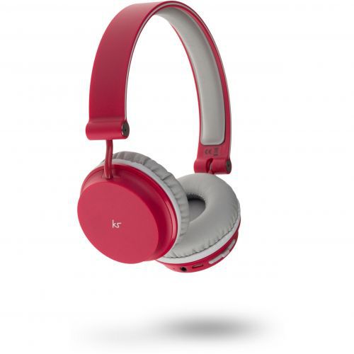 KitSound Metro Bluetooth Headphones - red
