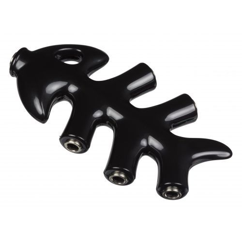 KitSound AUX Fishbone Splitter - black