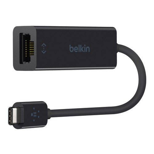 USB-C to Gigabit Ethernet Adapter, 14cm - black