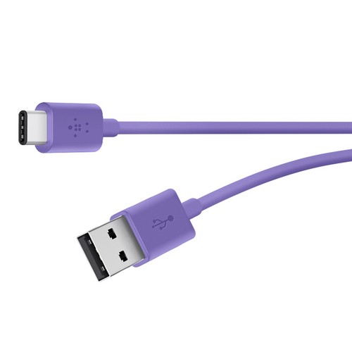 MIXIT USB-C to USB-A Charge Cable, 1.8m - purple