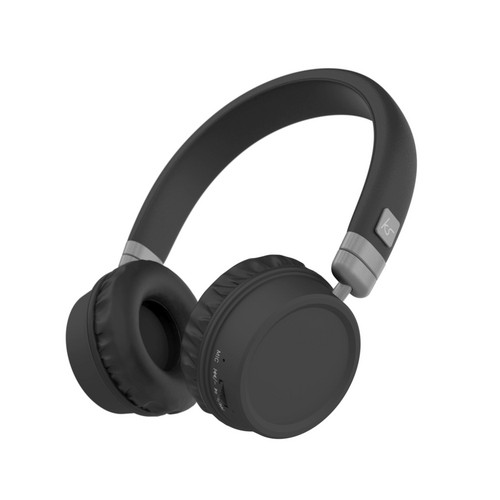 KitSound Harlem Wireless Bluetooth Headphones - black
