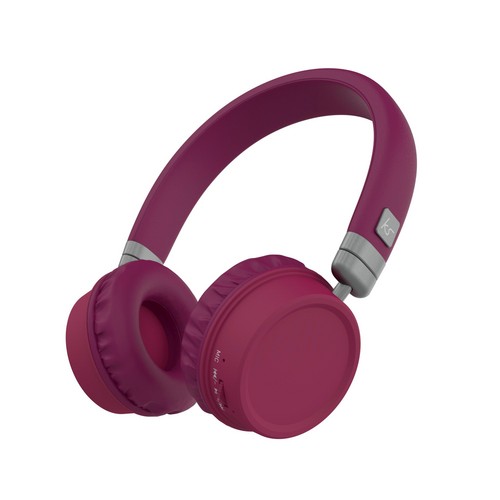 KitSound Harlem Wireless Bluetooth Headphones - purple