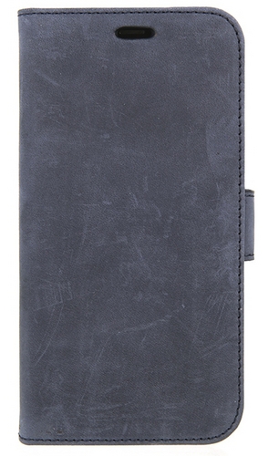 Valenta Leather Booklet Classic Luxe - iPhone X-XS - vintage blue