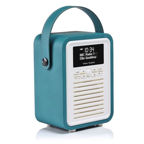VQ Retro Mini DAB+- BT Radio - teal