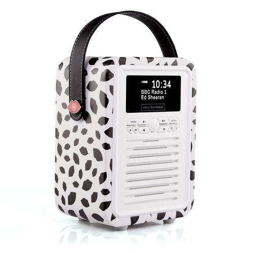 VQ Retro Mini DAB+- BT Radio - Black Lip