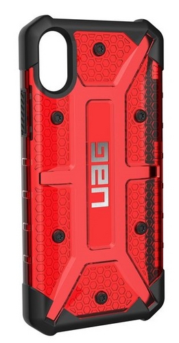UAG Plasma Case - iPhone X/XS (5.8 Screen) - magma (red transparent)