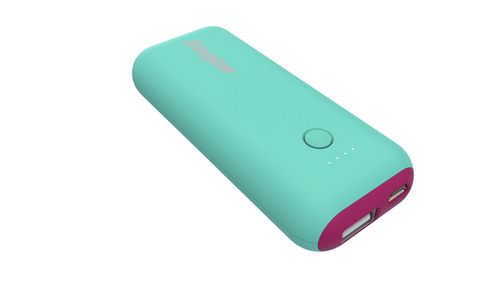 Energizer MAX 5'000mAh Power Bank - mint-magenta