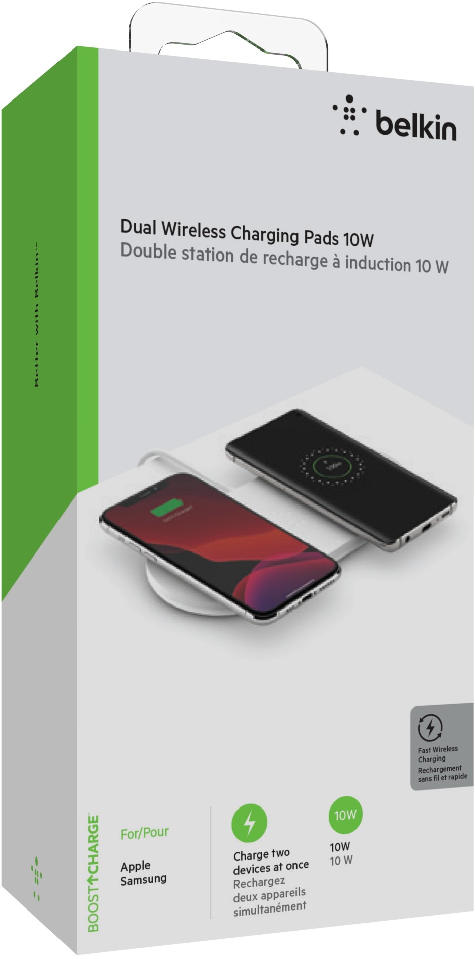 Belkin Double station de recharge à induction Boost Charge (Blanc