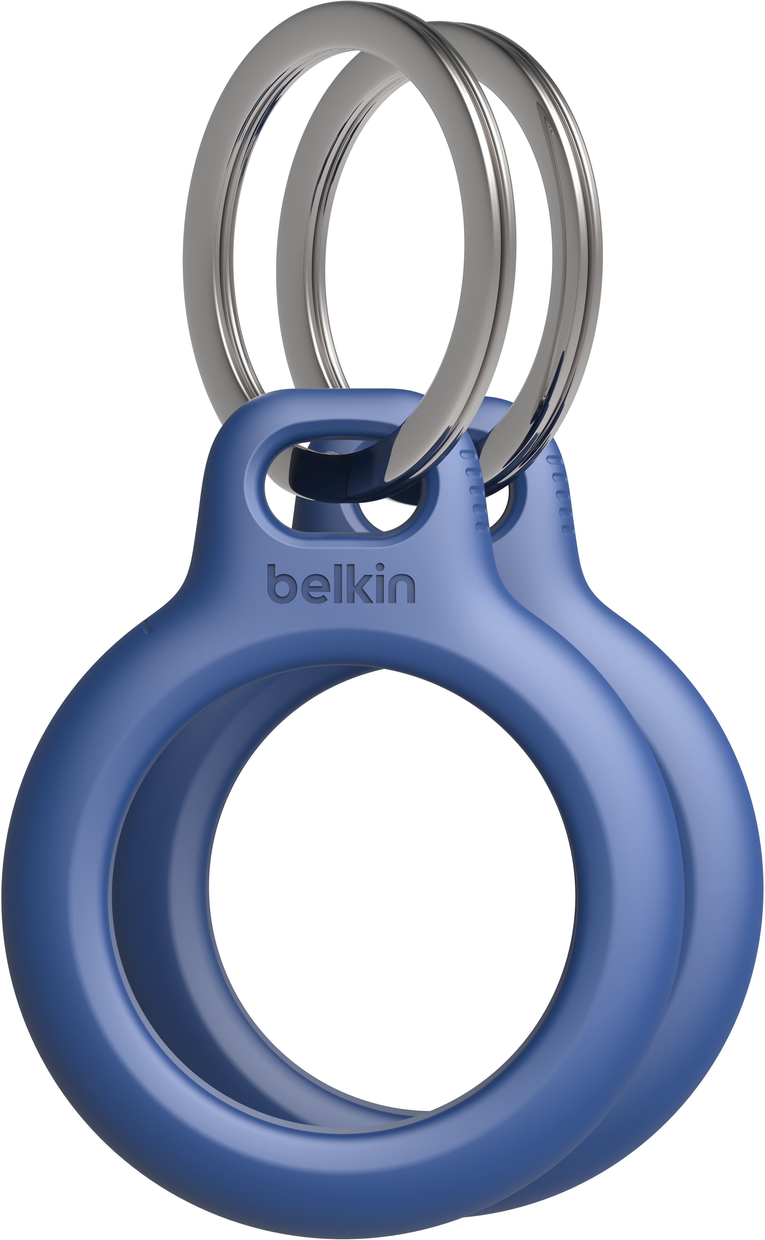 Belkin Secure Holder for Apple AirTag with Keyring 2-Pack - blue - Thali