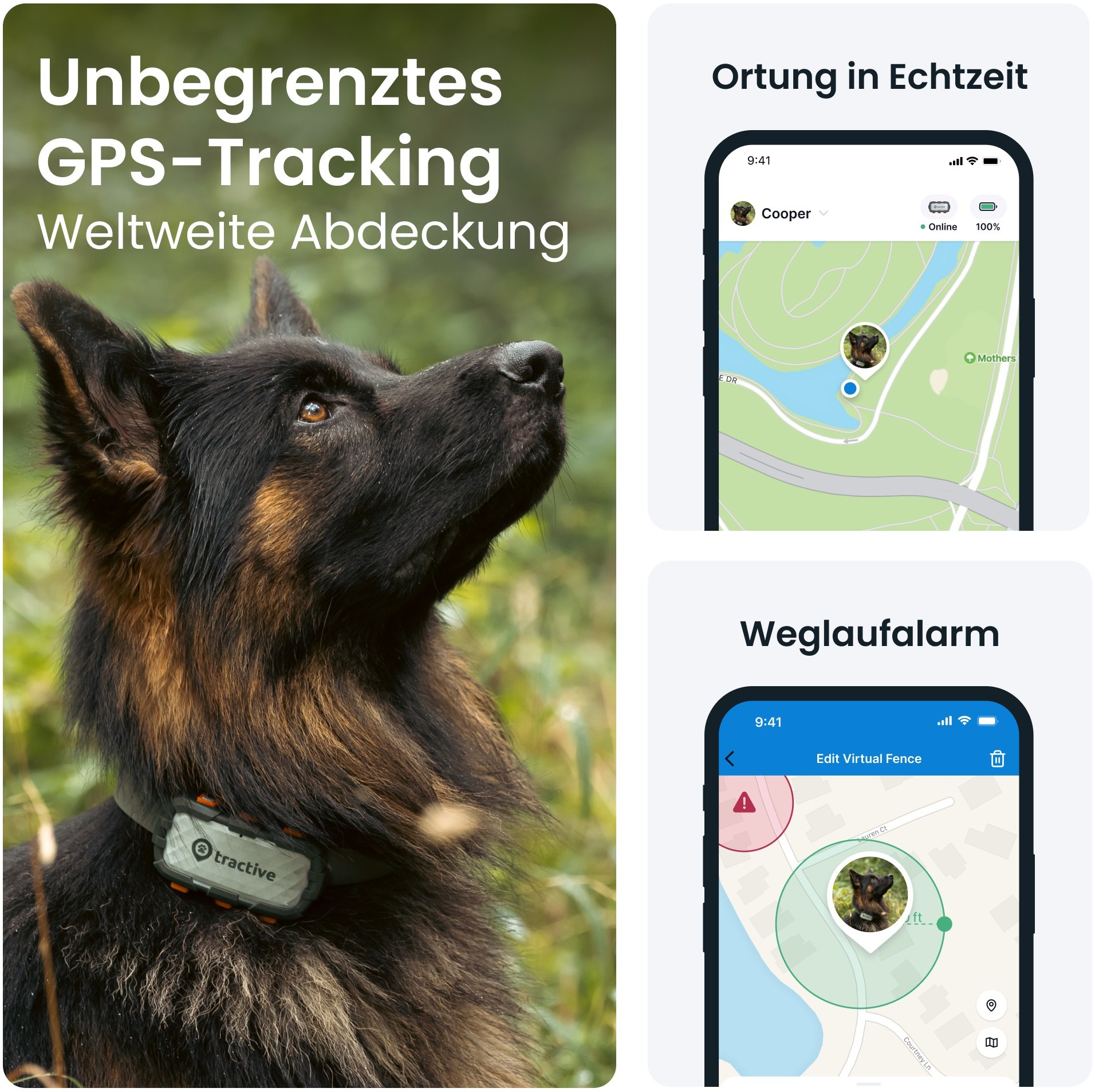 tractive Traqueur GPS DOG XL, Vert