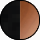 Art. #411925<br>Black Satin with Walnut Horn