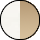 Art. #412013<br>White Satin with Natural Horn