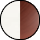 Art. #412040<br>White Satin with Cherry Horn