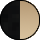 Art. #412106<br>Black Satin with Natural Parts