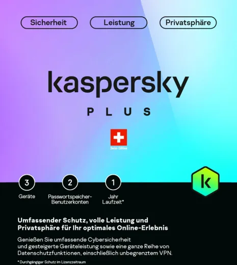 Kaspersky Plus (3 PC) [PC/Mac/Android] (D/F/I)