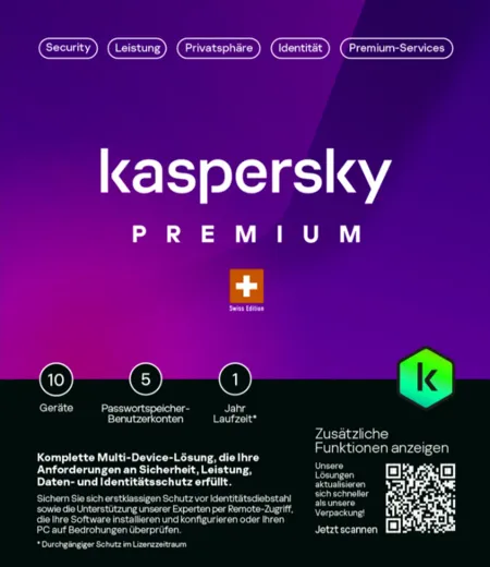 Kaspersky Premium (10 PC) [PC/Mac/Android] (D/F/I)