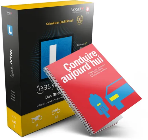 easydriver 2024/25 [Kat. A/A1/B] inkl. Theoriebuch Französisch [PC/Mac] (F)