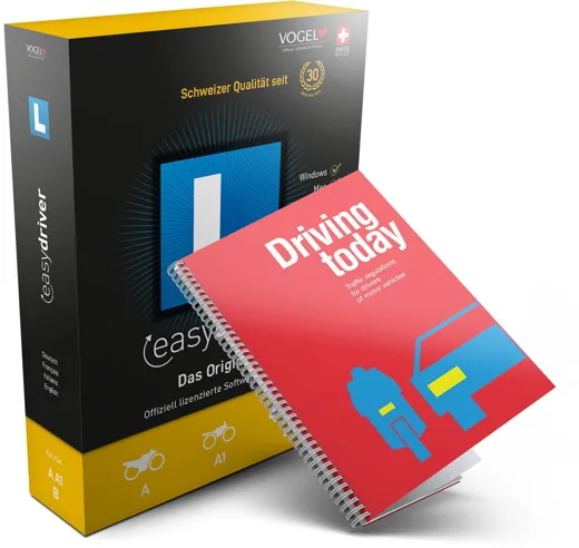easydriver 2024/25 [Kat. A/A1/B] inkl. Theoriebuch Englisch [PC/Mac] (E)