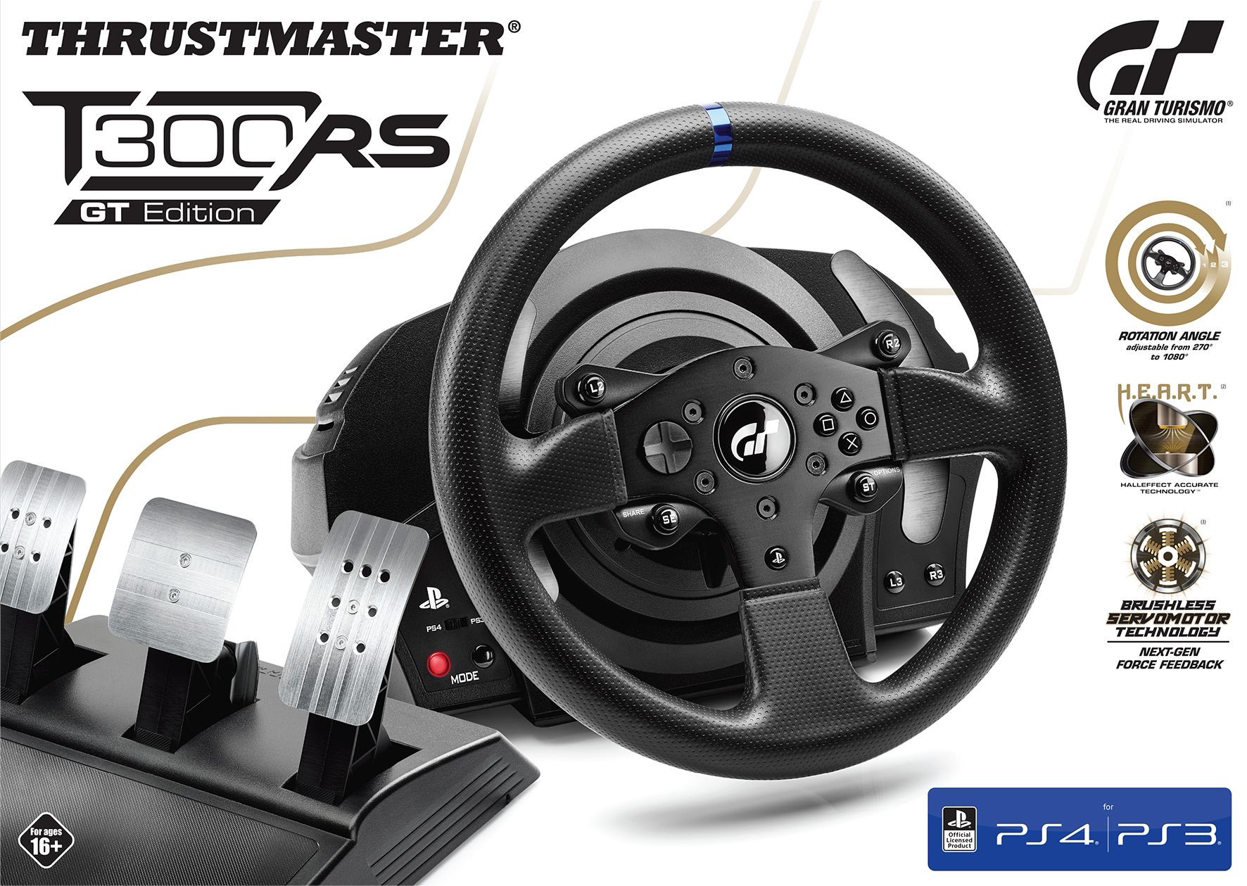 Thrustmaster - T300 RS GT Edition Racing Wheel