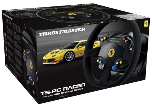 Thrustmaster - TS-PC Racer Ferrari 488 Challenge Edition Wheel [Swiss Edition]