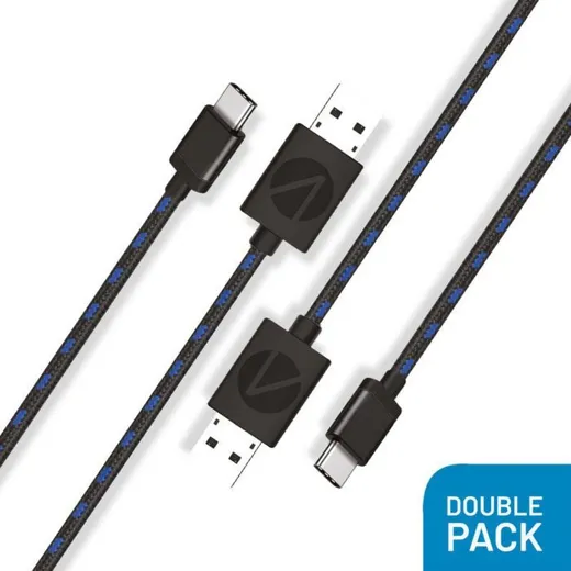 SP-C10 V Twin Play + Charge Cables 2 x 3m - black [PS5]