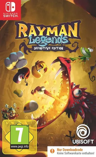 Rayman Legends - Definitive Edition [NSW] [Code in a Box] (D)