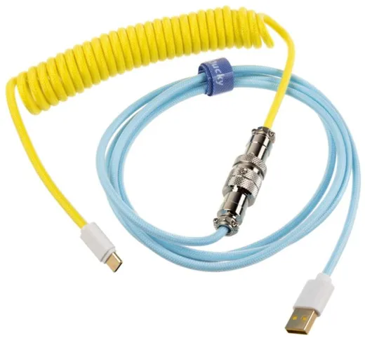 Ducky Premicord Cotton Candy USB Typ C auf Typ A - 1,8 m