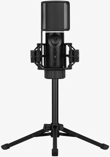 Streamplify MIC RGB Mikrofon + Dreifuss - black