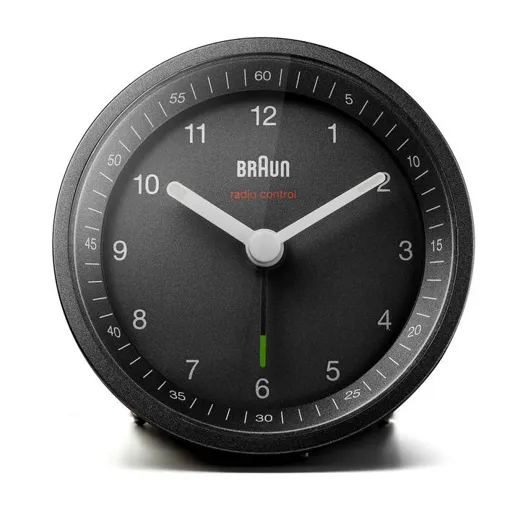 Braun Radio controlled Alarm Clock - BC07B-DCF - black
