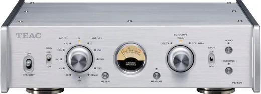 Teac PE-505-S Phono Pre Amplifier - silver