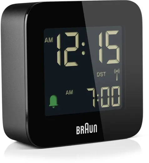 Braun Travel Clock - BC08B-DCF - black
