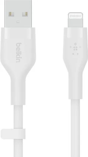 Belkin Boost Charge Flex USB-A to Lightning Cable, 3m - white