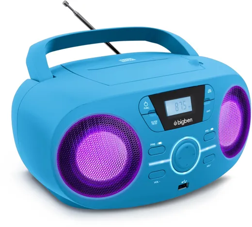Tragbares CD/Radio CD61 USB - blue