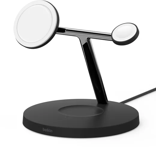 Belkin Boost Charge 3-in-1 Wireless Charger with MagSafe - black