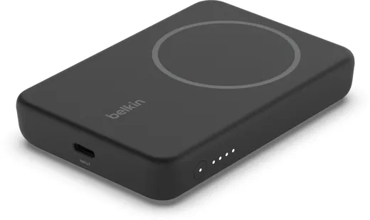 Belkin Magnetic Wireless Powerbank with Stand (5`000mAh) - black