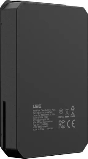 UAG Workflow 5000mAh Extended Battery Pack - black