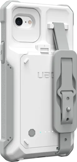 UAG Workflow Battery Case for Apple iPhone SE/SE2/SE3/8 - white/gray