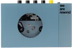we are rewind Portable BT Cassette Player Kurt - blue