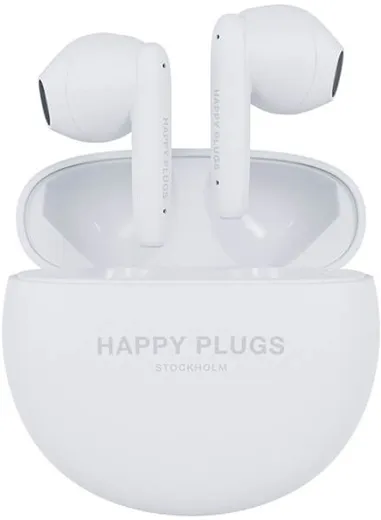 Happy Plugs Headphones Joy Lite - white